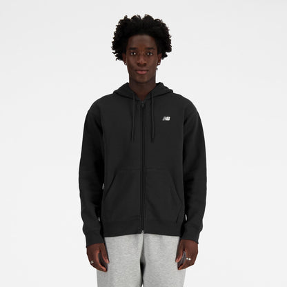 SPORT ESSENTIALS LOGO FRENCH TERRY FULL ZIP - FELPA MJ41501BK . NEW BALANCE 
