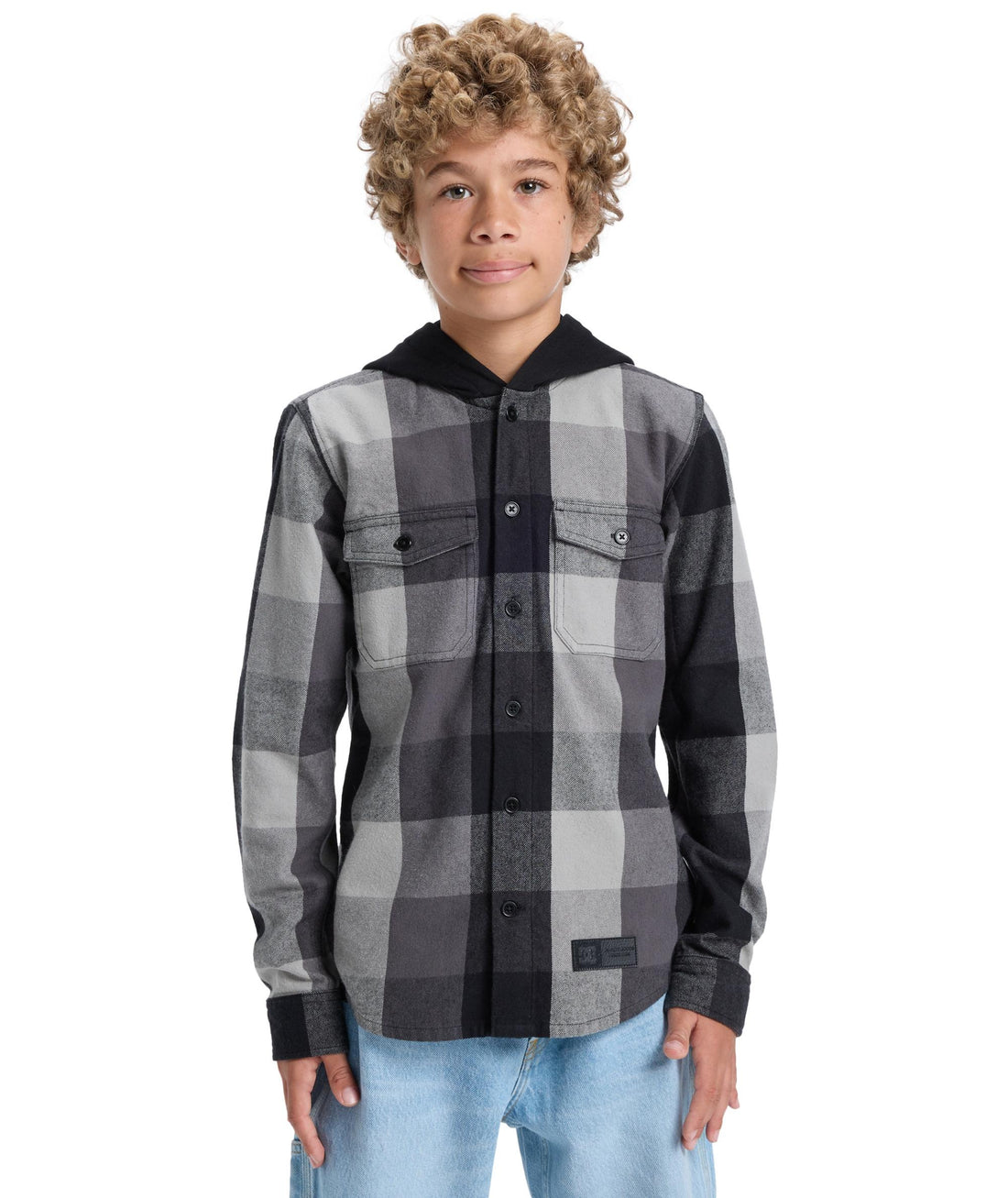 RUCKUS HOODED BOY - CAMICIA ADBWT03016 -KVJ0 DC 