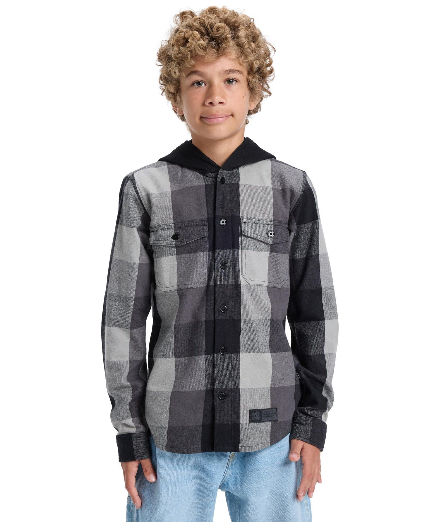 RUCKUS HOODED BOY - CAMICIA ADBWT03016 -KVJ0 DC 