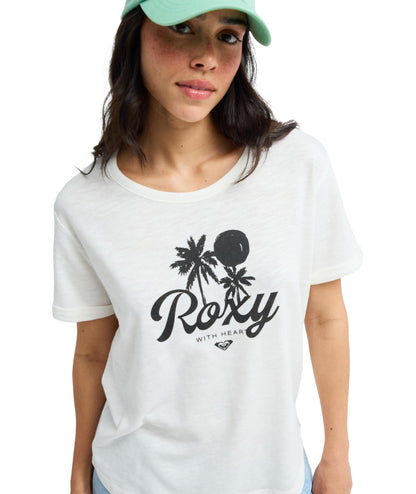 OCEANWAVE REGULAR SLUB - T-SHIRT ERJZT06096 -WZA0 ROXY 