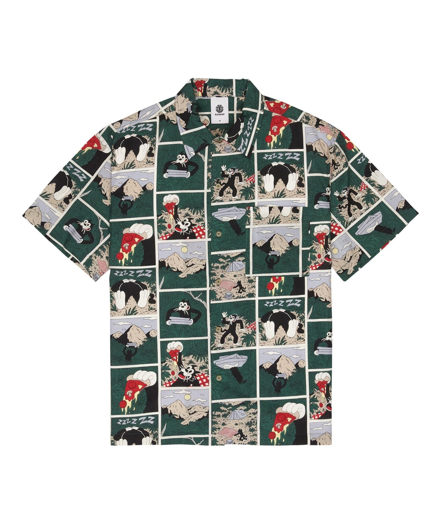 REGULAR SB PRINTED - CAMICIA ELYWT00204 -GQB6 ELEMENT 