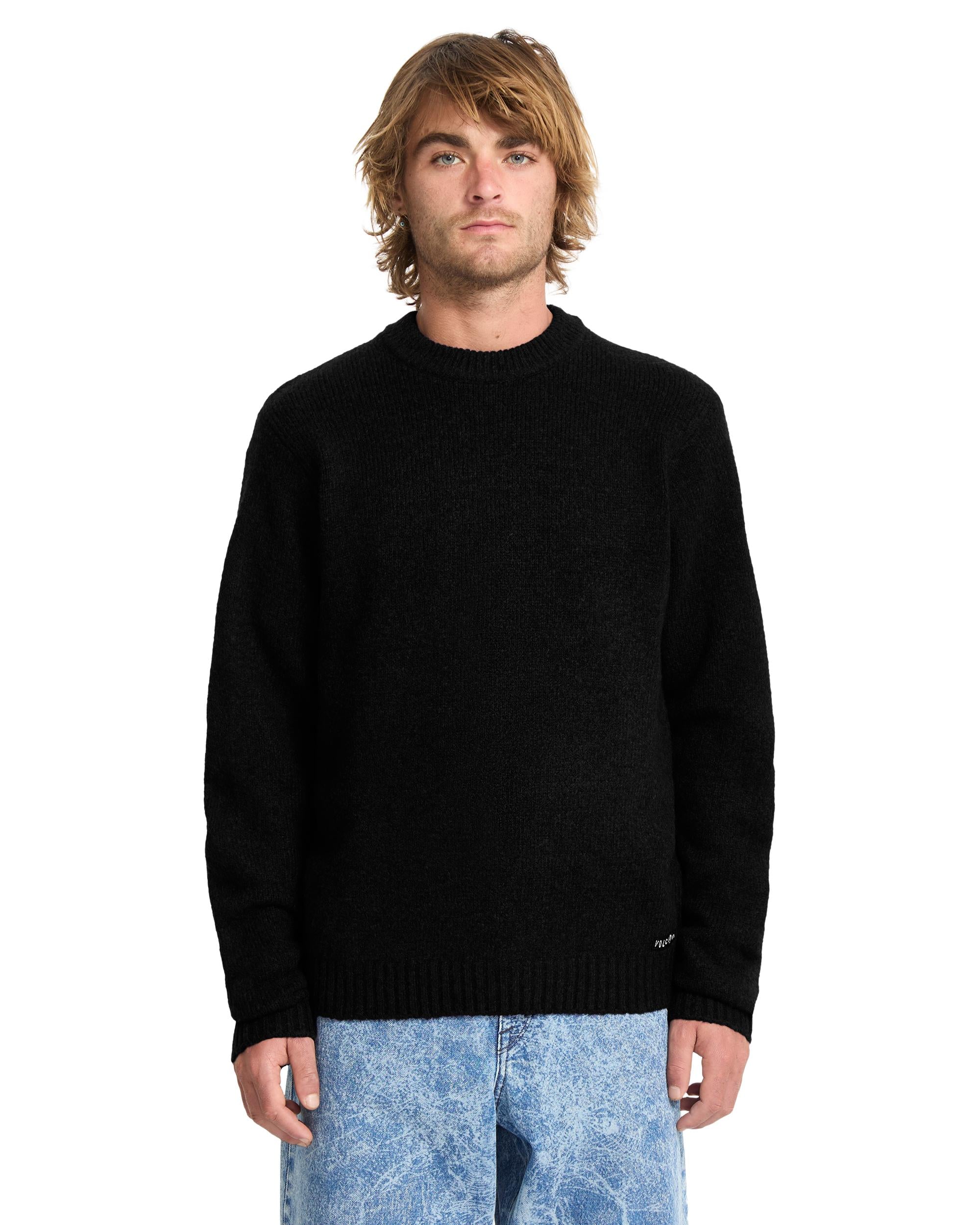 EDMONDER II - MAGLIA A0732508 _BLK VOLCOM 