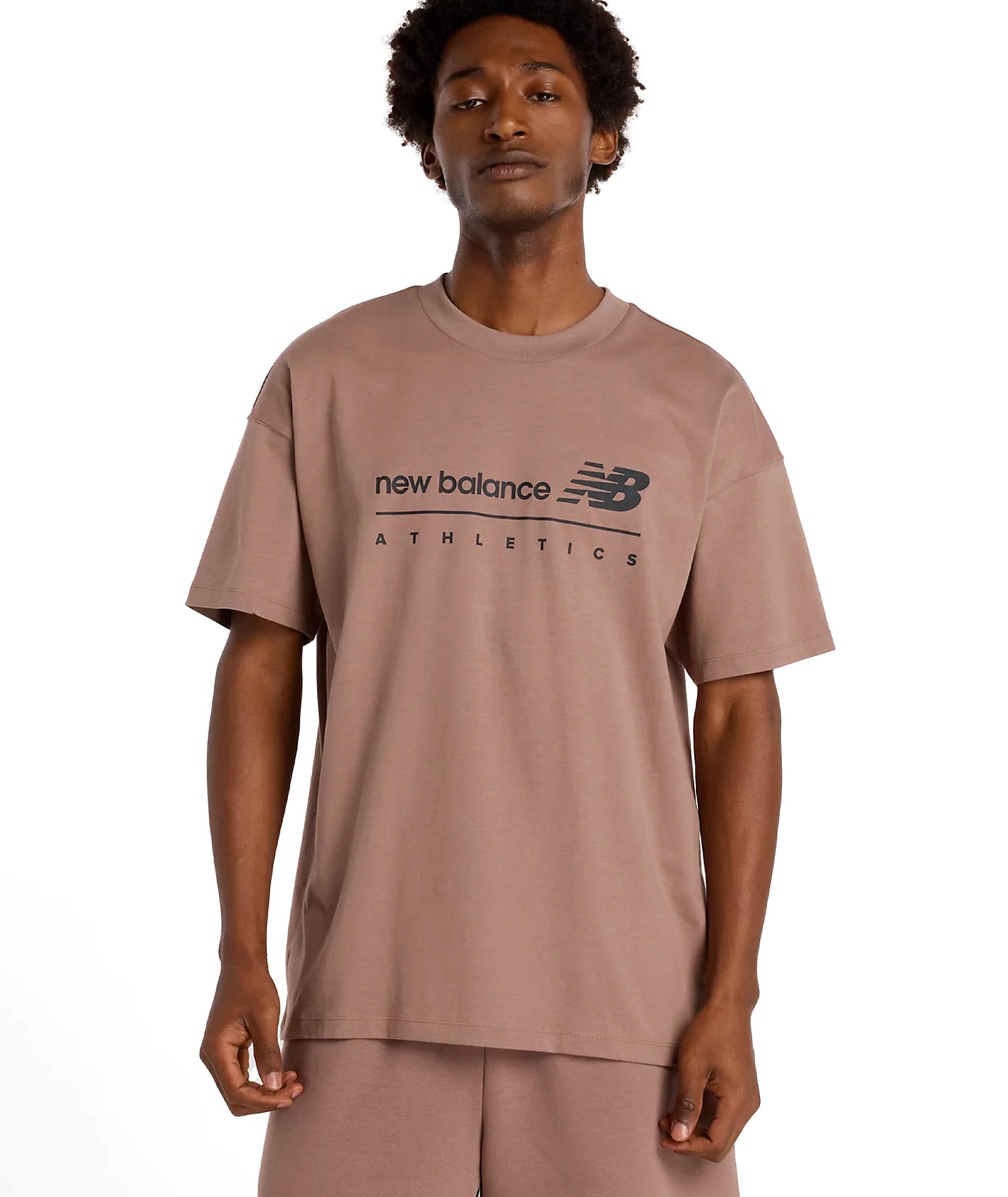 LINEAR GRAPHIC - T-SHIRT MT53525EAS . NEW BALANCE 