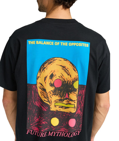 SUPERBLAST - T-SHIRT EVYZT00250 -BLK RVCA 