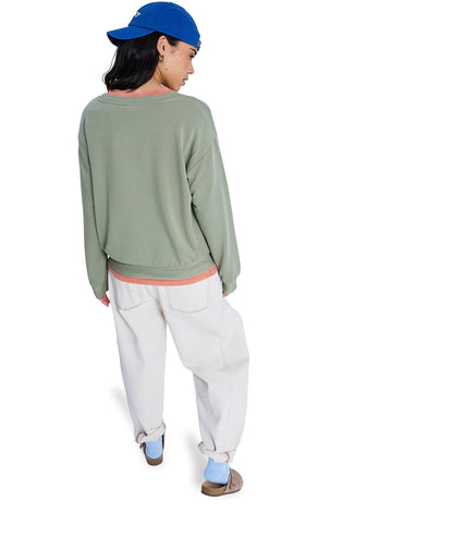 SURFING BY MOONLIGHT - FELPA ERJFT05067 -GLD0 ROXY 