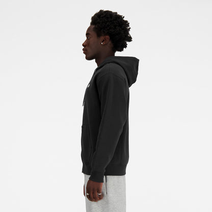 SPORT ESSENTIALS LOGO FRENCH TERRY FULL ZIP - FELPA MJ41501BK . NEW BALANCE 