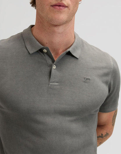 GARMENT DYE STATIC GRAY - POLO 112376468 . LEE 