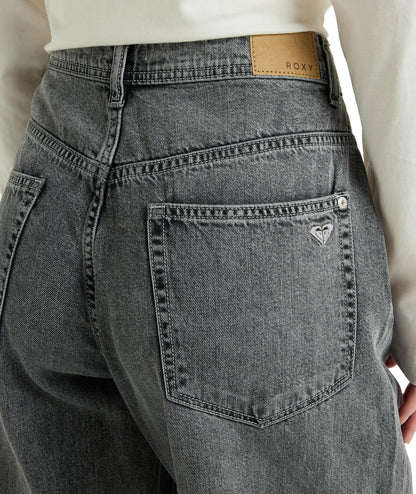 MILLA WIDE LEG REGULAR MID GR - JEANS ERJDP03312 -KPH0 ROXY 