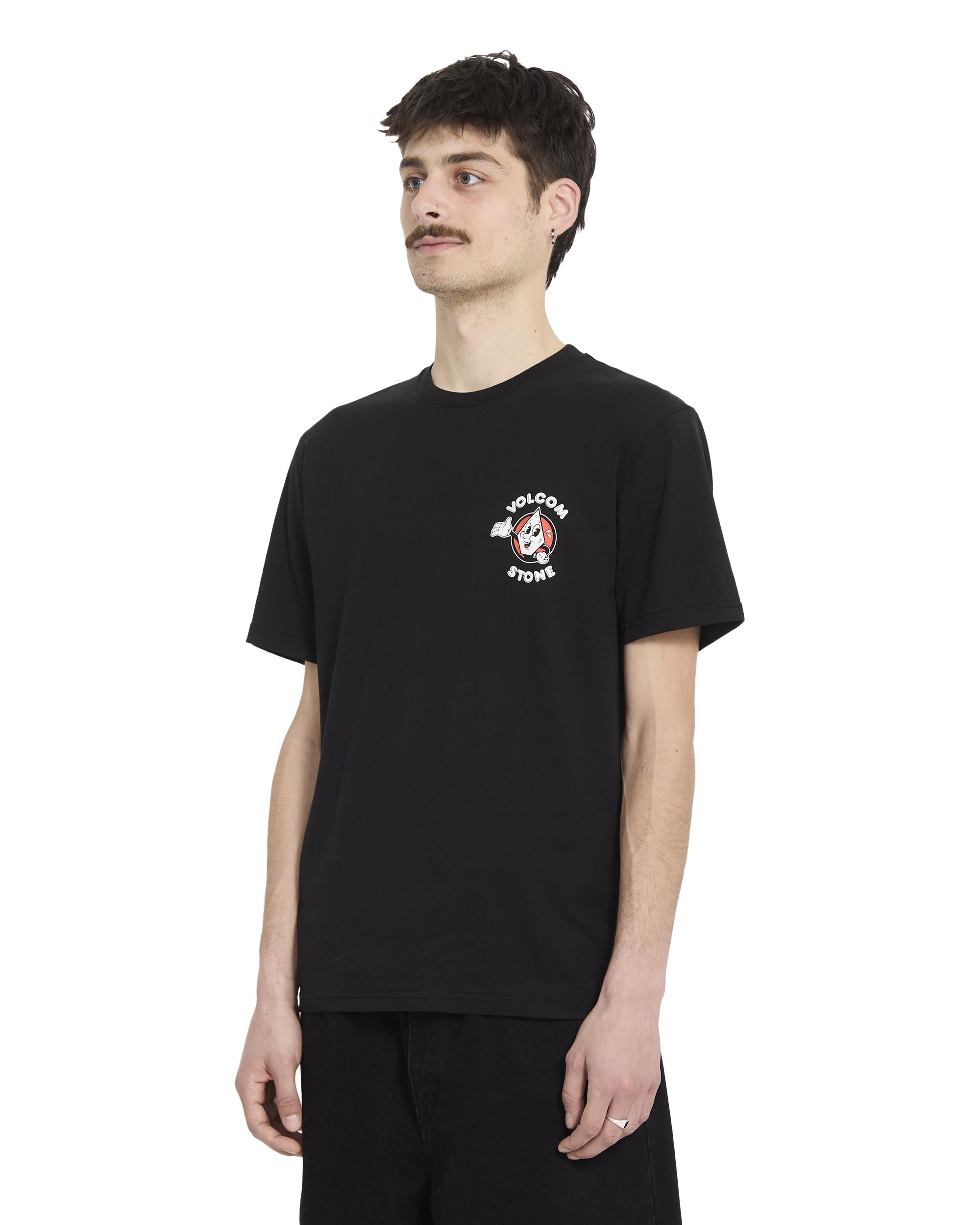 MISTE STONE - T-SHIRT A3512664 _BLK VOLCOM 
