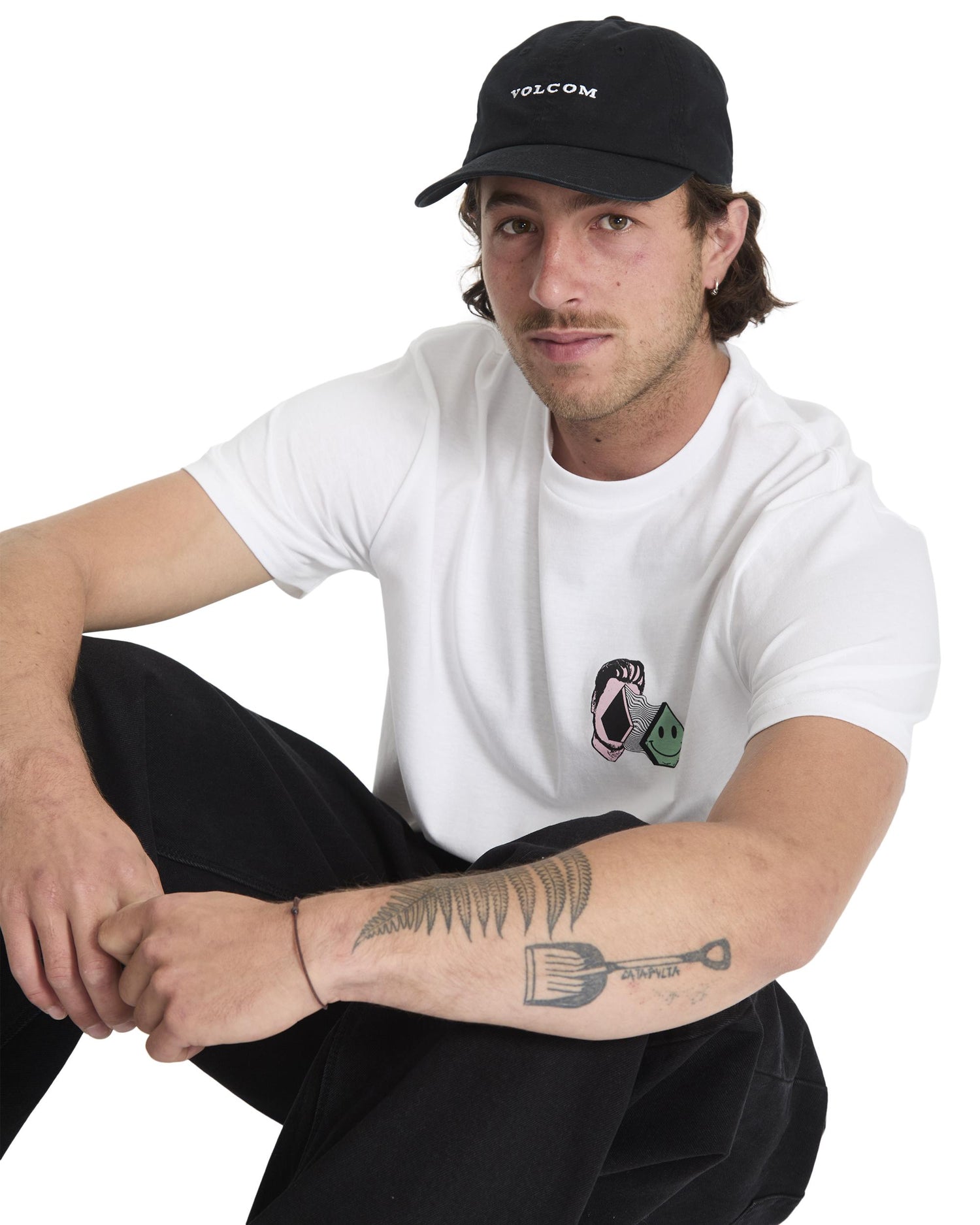 AURA - T-SHIRT A3512663 _WHT VOLCOM 