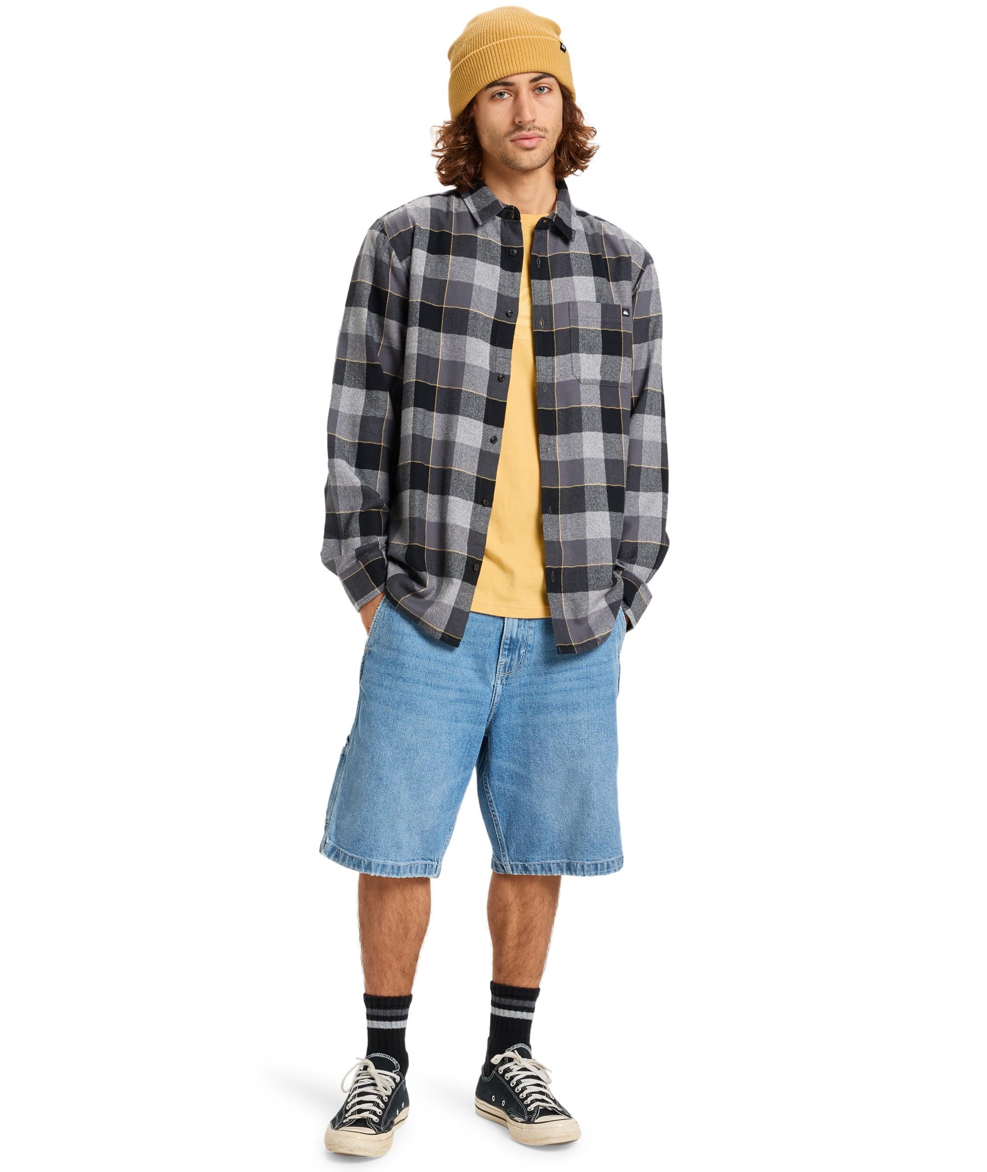 MOTHERFLY PLAID SHIRT - CAMICIA EQYWT04642 -KZM1 QUIKSILVER 