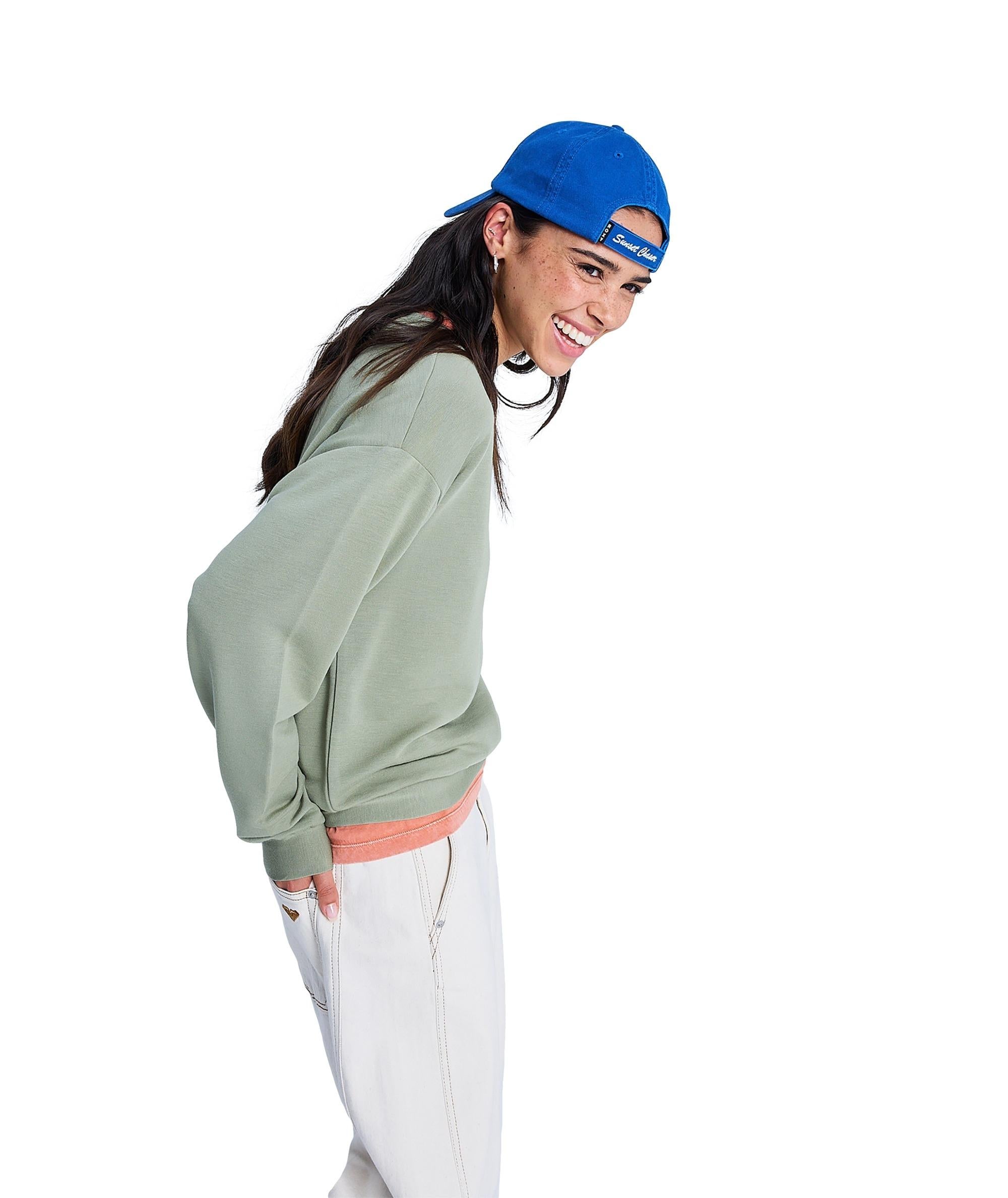 SURFING BY MOONLIGHT - FELPA ERJFT05067 -GLD0 ROXY 