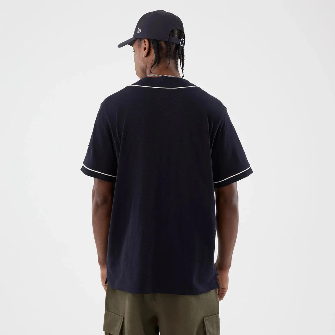 NE SLUB BASEBALL JERSEY - T-SHIRT 60856190 . NEW ERA 