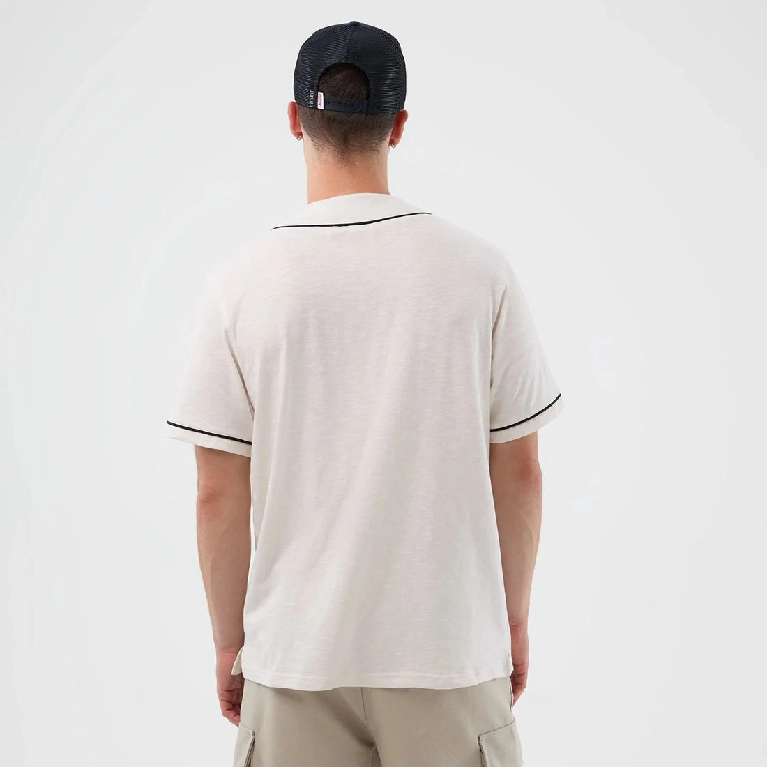 NE SLUB BASEBALL JERSEY - T-SHIRT 60856189 . NEW ERA 