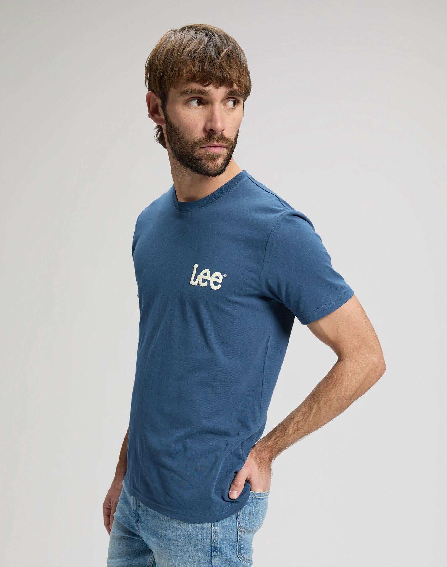 MEDIUM WOBBLY LEE ACADEMY BLUE - T-SHIRT 112376431 . LEE 