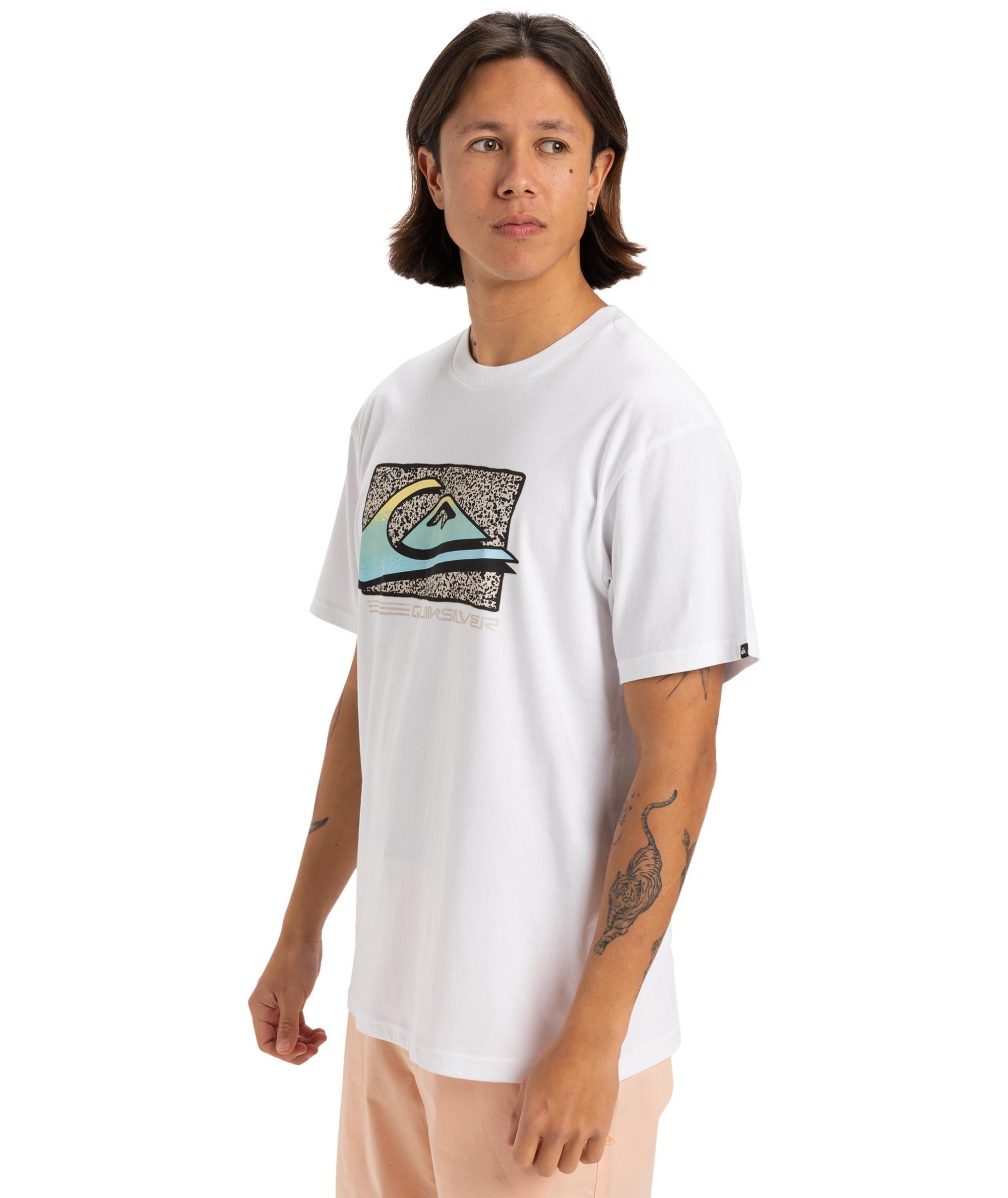 RETRO FADE - T-SHIRT EQYZT08058 -WBB0 QUIKSILVER 