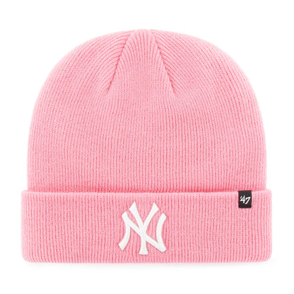 RAISED BASIC CUFF KNIT NEW YORK YANKEES - BERRETTO 47-B-RKN17ACE -RSA 47 BRAND 