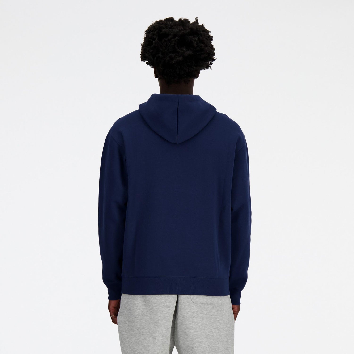 STACKED LOGO FRENCH TERRY FULL ZIP - FELPA MJ41501NNY  NEW BALANCE 