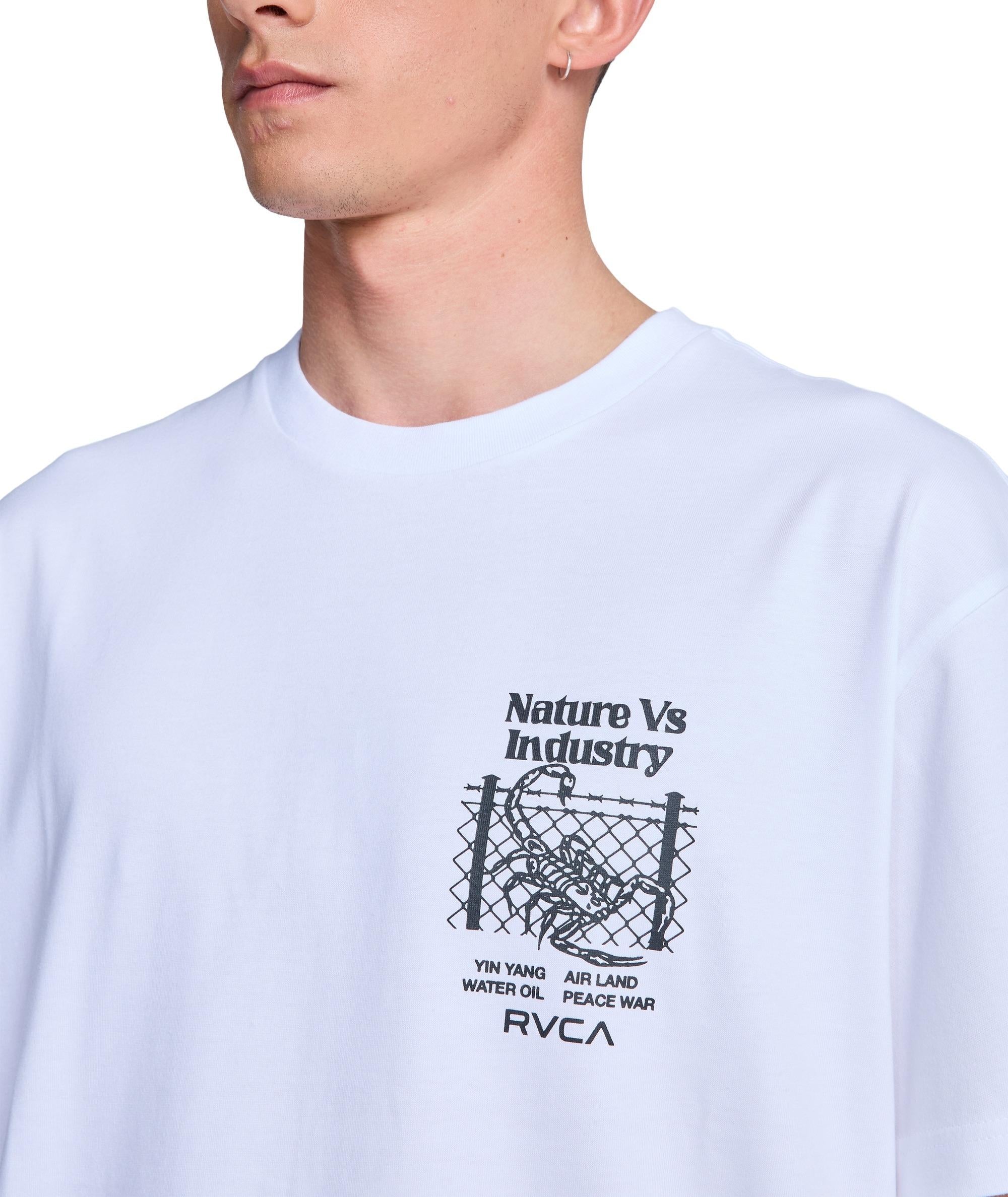 SECURITY CODE - T-SHIRT EVYZT00336 -WHT RVCA 