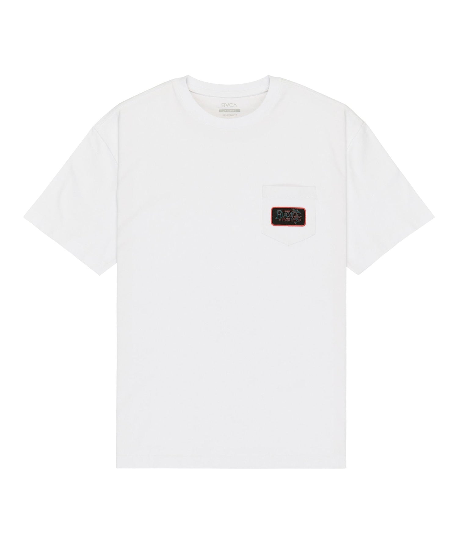 STINGBAY POCKET - T-SHIRT EVYZT00342 -WHT RVCA 