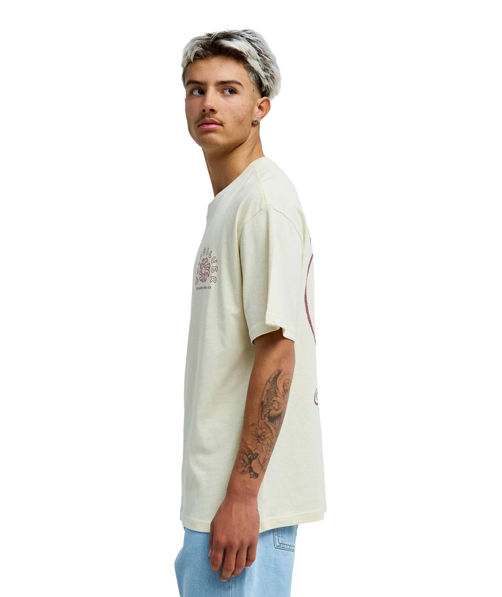 CURVE PALM - T-SHIRT EQYZT08303 -WBS0 QUIKSILVER 