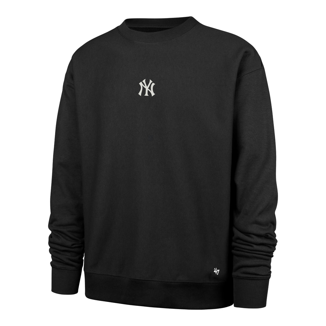 OFFSIDE FOUNDATION CREW NEW YORK YANKEES - FELPA 47-BB017PMTAPC686527 BK 47 BRAND 