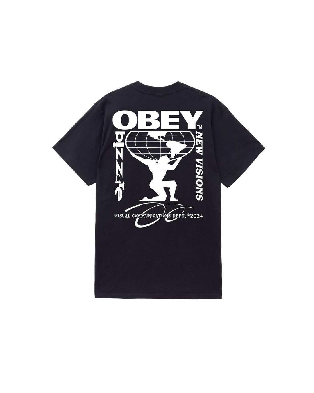 BIZZARE NEW VISIONS - T-SHIRT 22MC0001363 -BLK OBEY 
