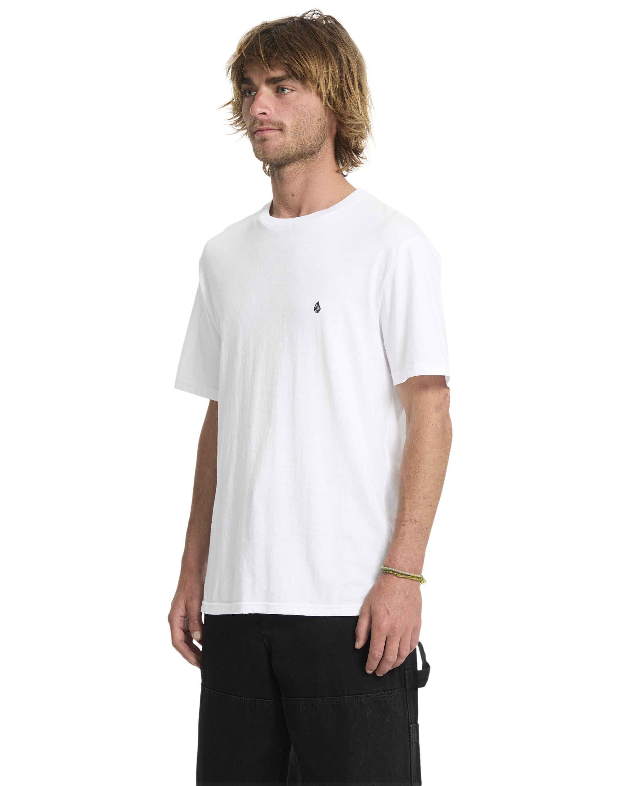 STONE BLANKS - T-SHIRT A3512665 _WHT VOLCOM 