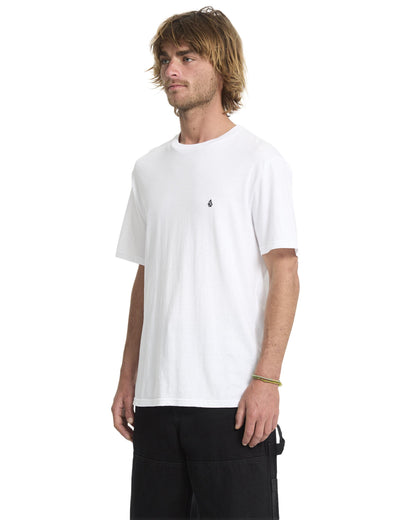 STONE BLANKS - T-SHIRT A3512665 _WHT VOLCOM 