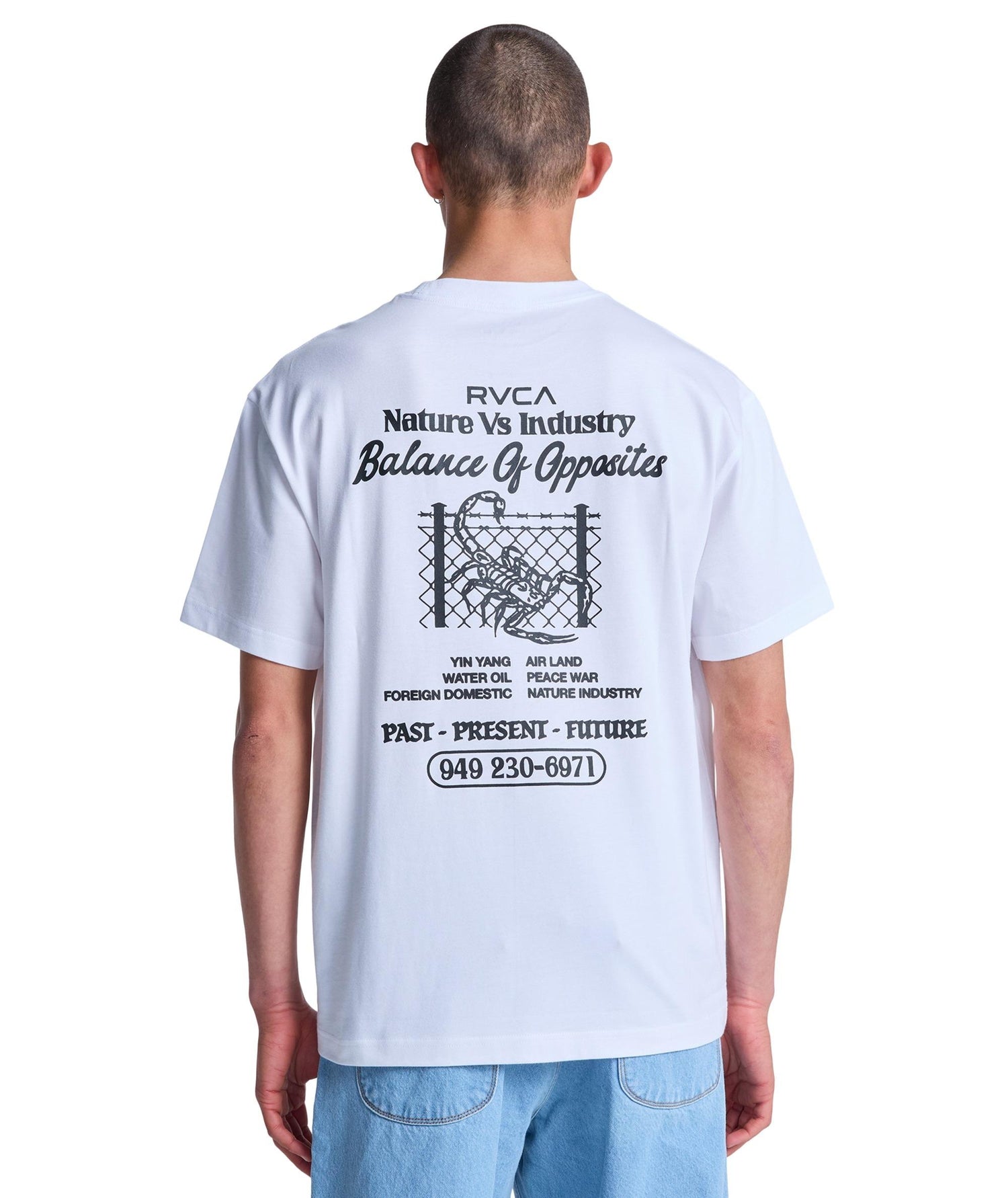 SECURITY CODE - T-SHIRT EVYZT00336 -WHT RVCA 