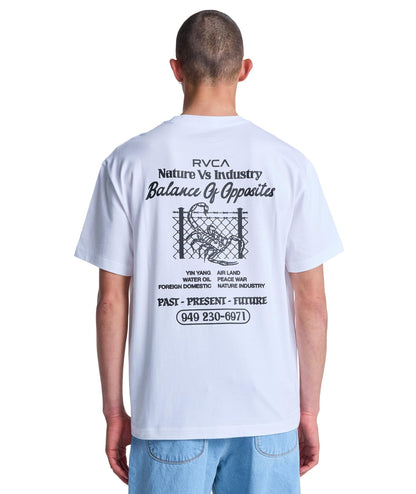 SECURITY CODE - T-SHIRT EVYZT00336 -WHT RVCA 