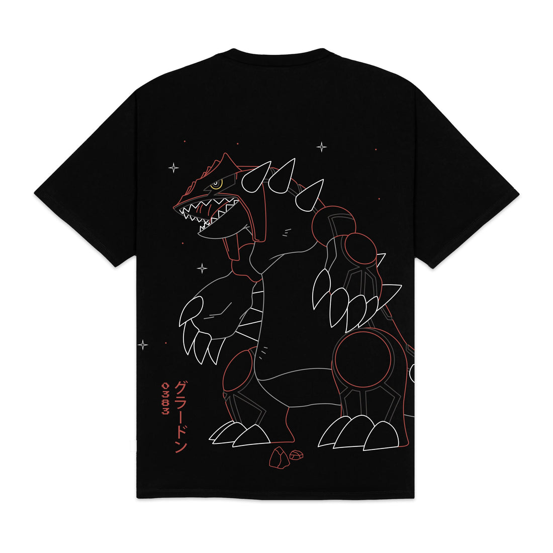 GROUDON - T-SHIRT TS1034-TT -01 DOLLY NOIRE 