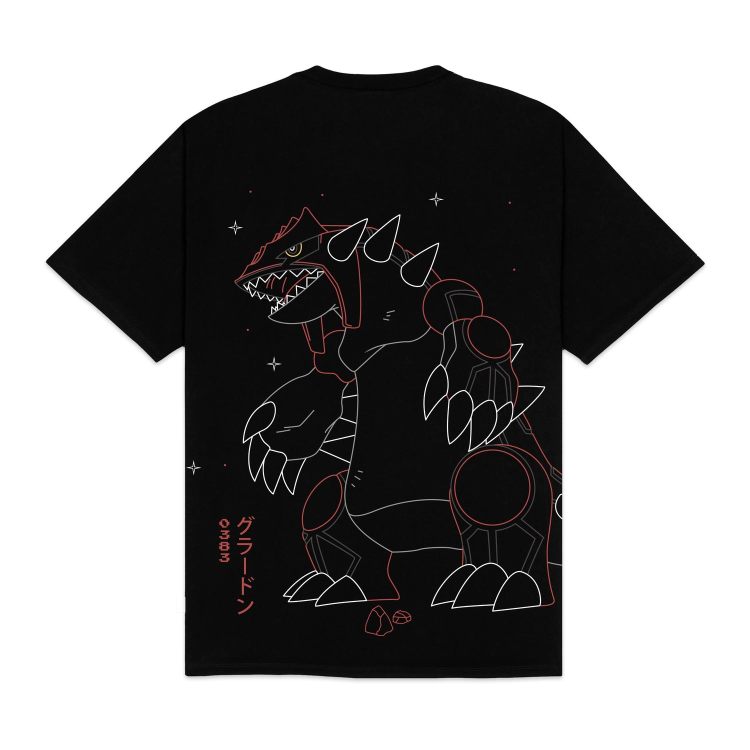 GROUDON - T-SHIRT TS1034-TT -01 DOLLY NOIRE 