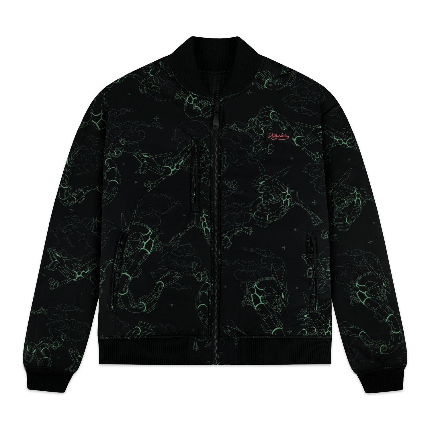 RAYQUAZA PATTERN BOMBER - GIACCA JK1048-JO -01 DOLLY NOIRE 