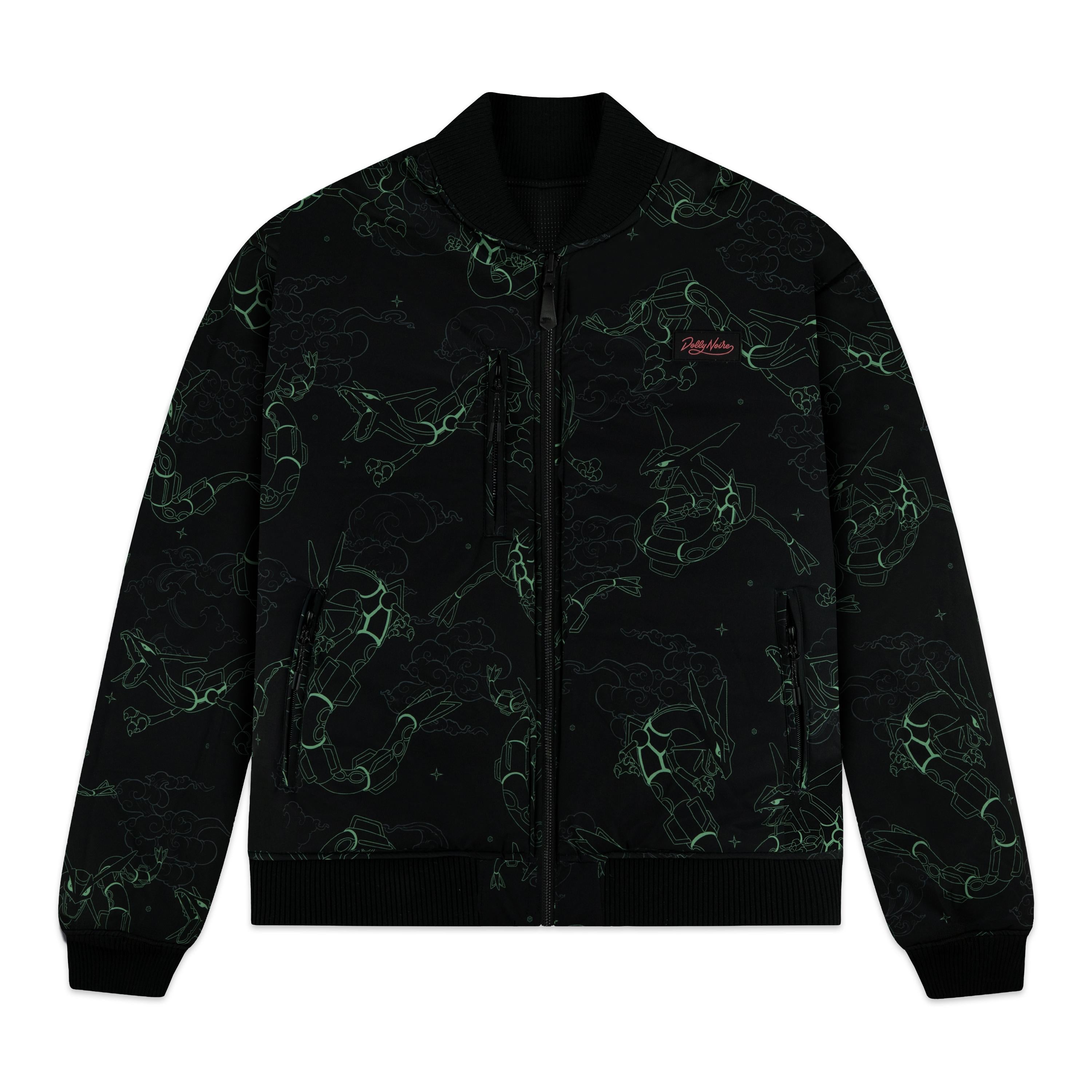 RAYQUAZA PATTERN BOMBER - GIACCA JK1048-JO -01 DOLLY NOIRE 