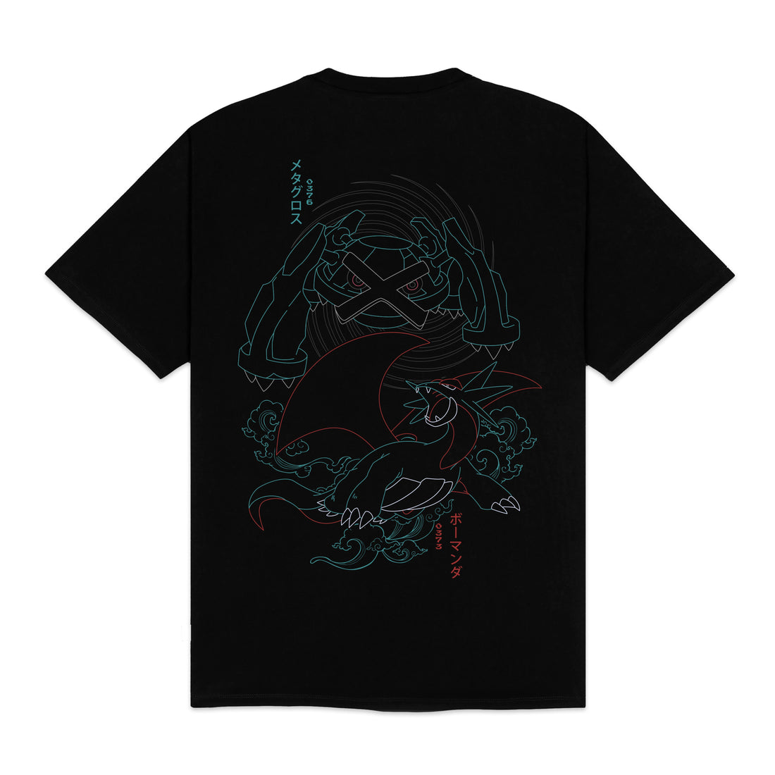SALAMENCE &amp; METAGROSS - T-SHIRT TS1038-TT -01 DOLLY NOIRE 