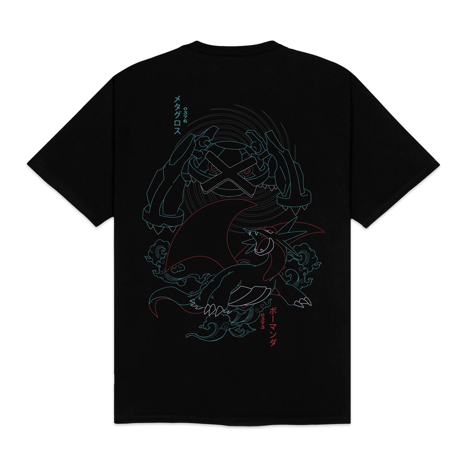 SALAMENCE &amp; METAGROSS - T-SHIRT TS1038-TT -01 DOLLY NOIRE 