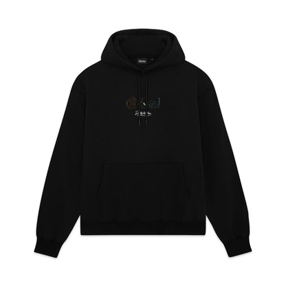 STARTERS EVOLUTION HOODIE - FELPA SW1344-GQ -01 DOLLY NOIRE 