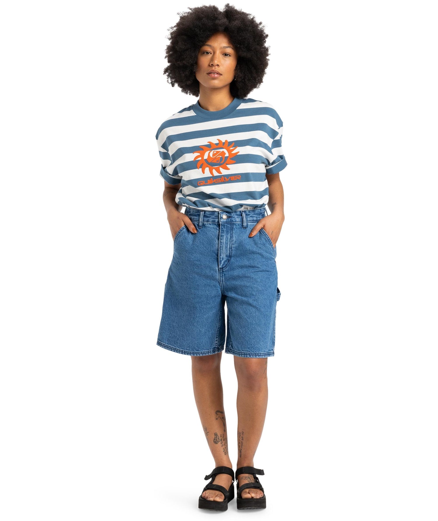 CARPENTER DENIM - SHORTS EQWDS03017 -BSW0 QUIKSILVER 