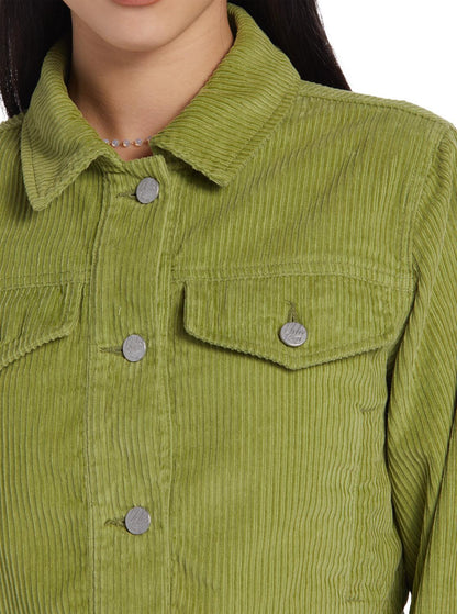 CHLOE KIM CROPPED CORD JACKET ARJWT03331 -GMA0 ROXY 