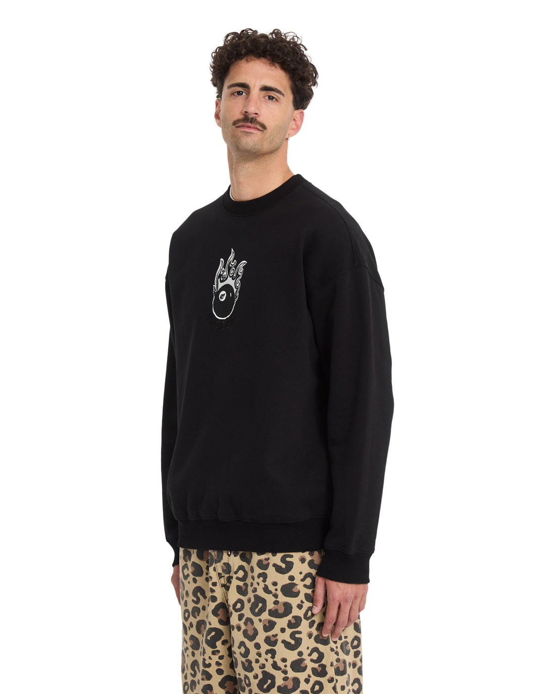 FA SETH CONBOY CREW - FELPA A4612621 _BLK VOLCOM 