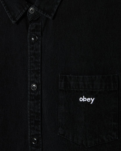 OWENS DENIM - CAMICIA 22MC0001728 -FBL OBEY 