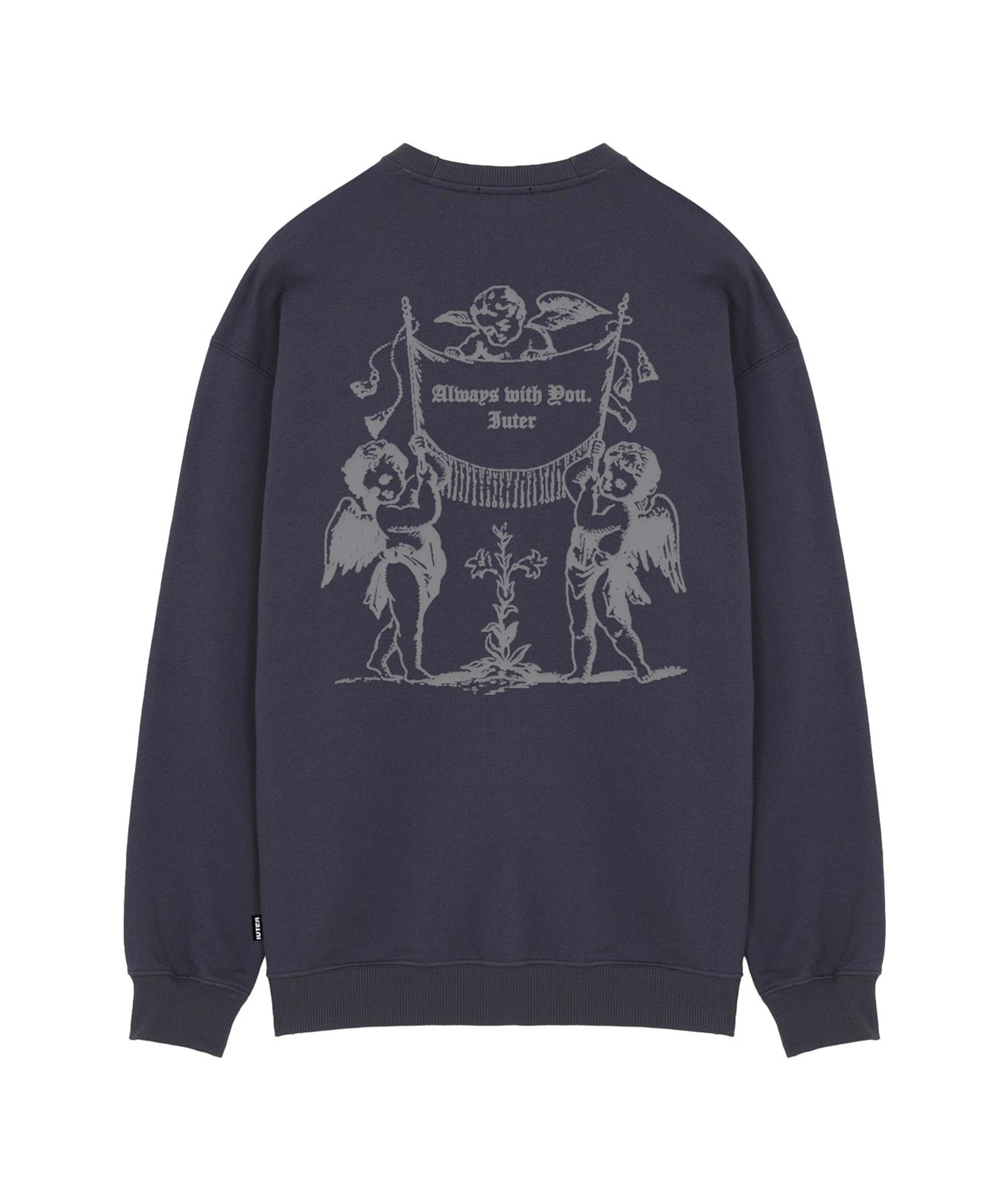 PROTECTION CREWNECK - FELPA 25WISC16 -ASPHALT IUTER 