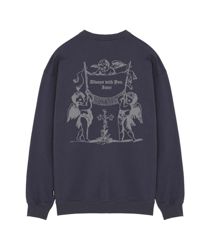 PROTECTION CREWNECK - FELPA 25WISC16 -ASPHALT IUTER 