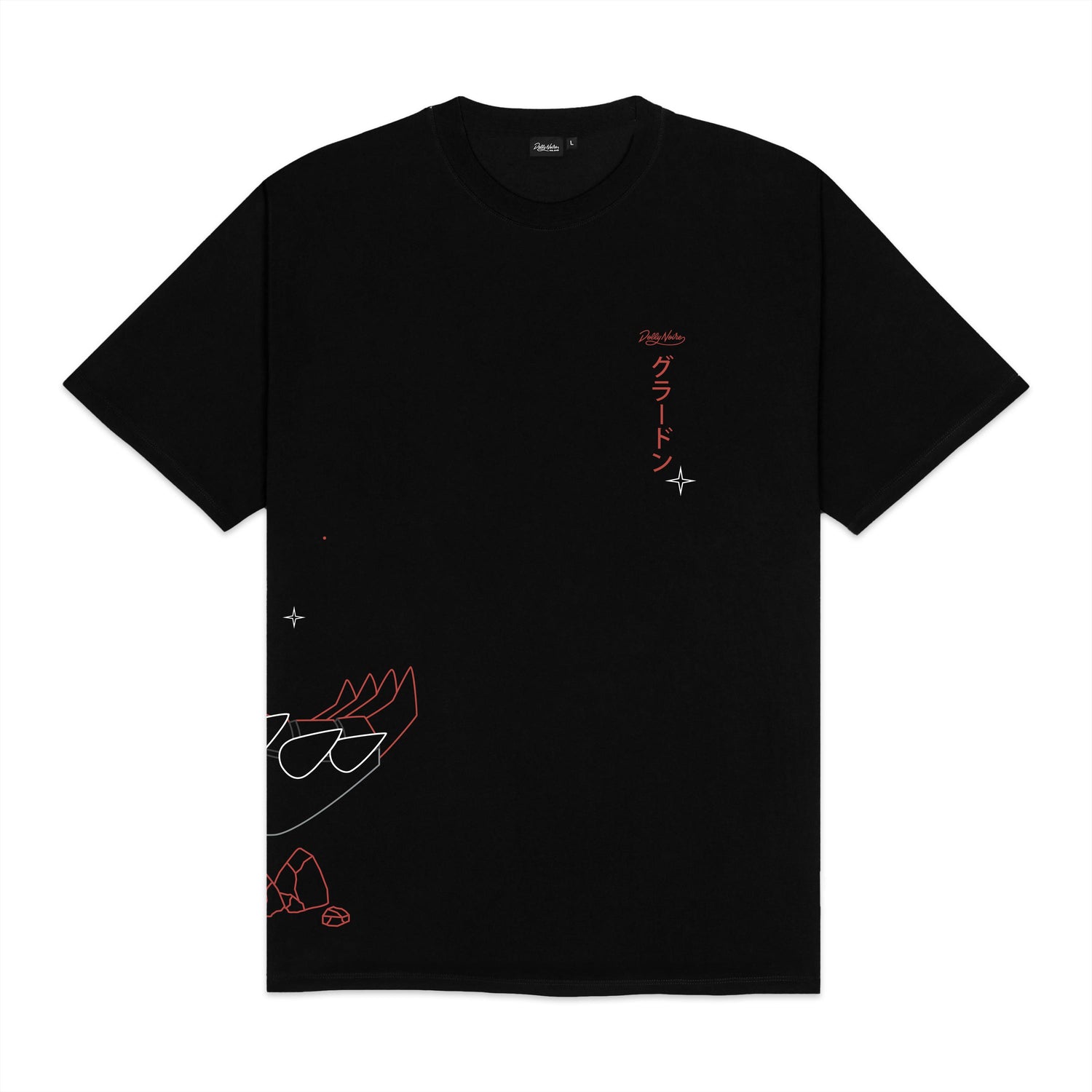 GROUDON - T-SHIRT TS1034-TT -01 DOLLY NOIRE 