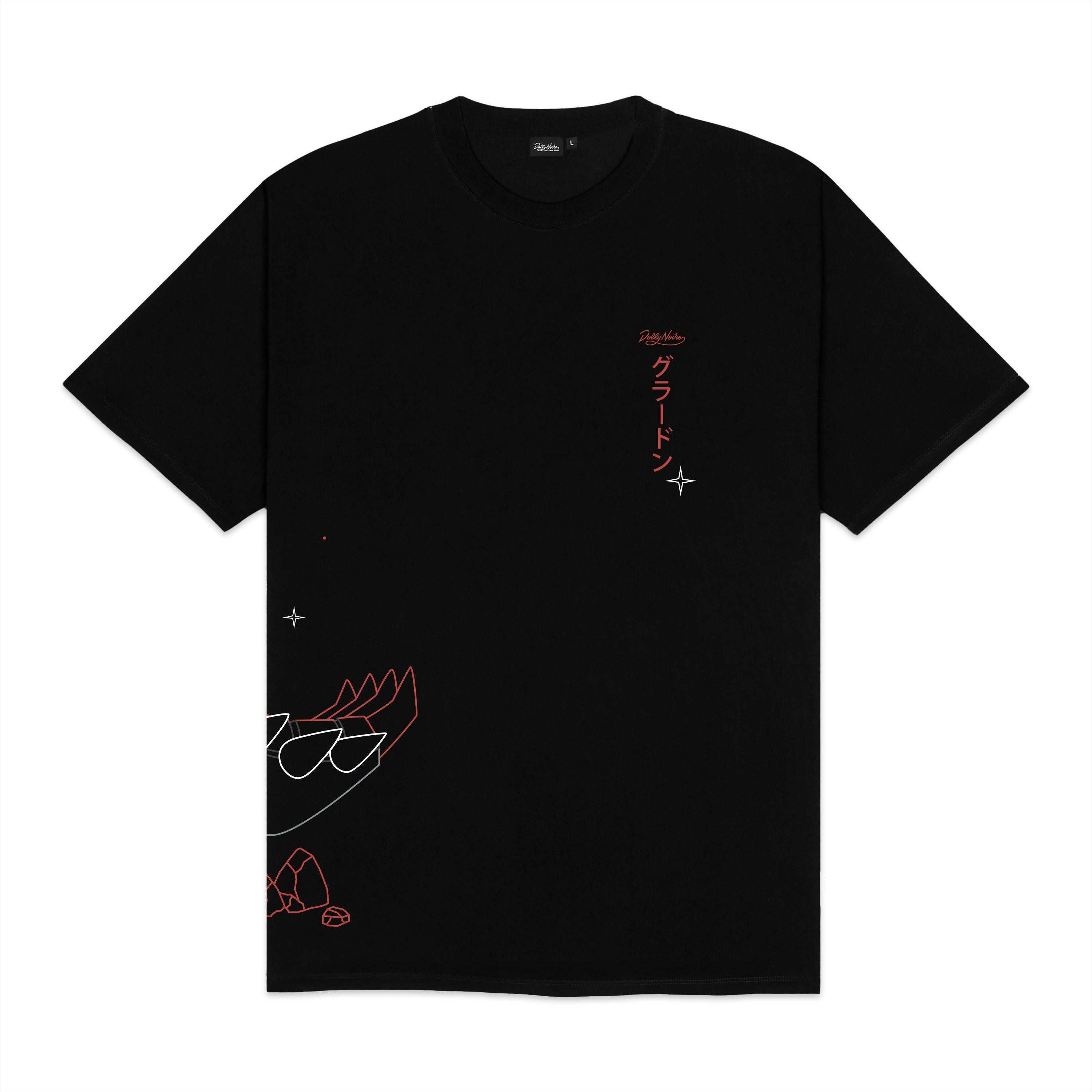 GROUDON - T-SHIRT TS1034-TT -01 DOLLY NOIRE 
