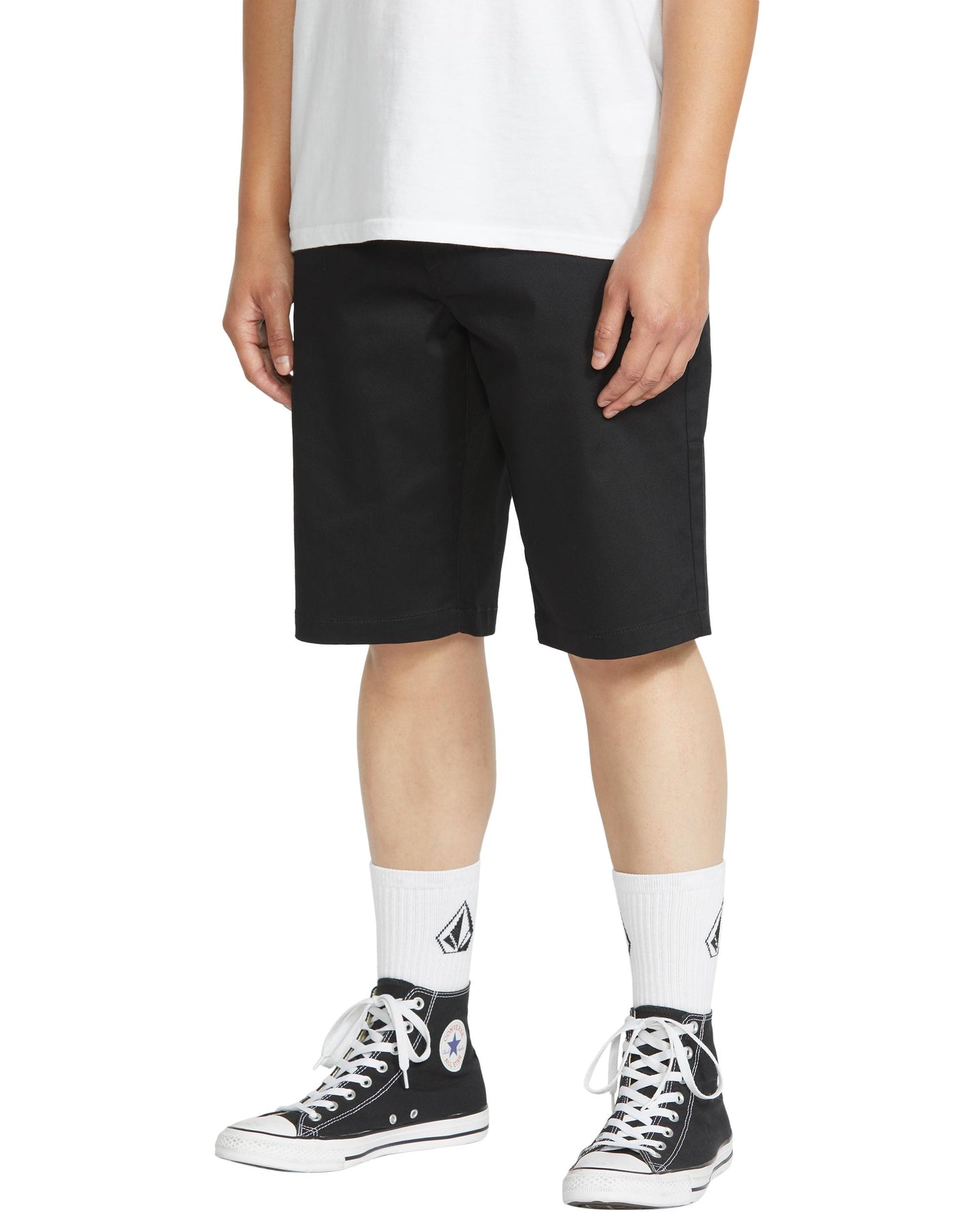 FRCKN MDN STRCH 21 - SHORTS A0912616 _BLK VOLCOM 