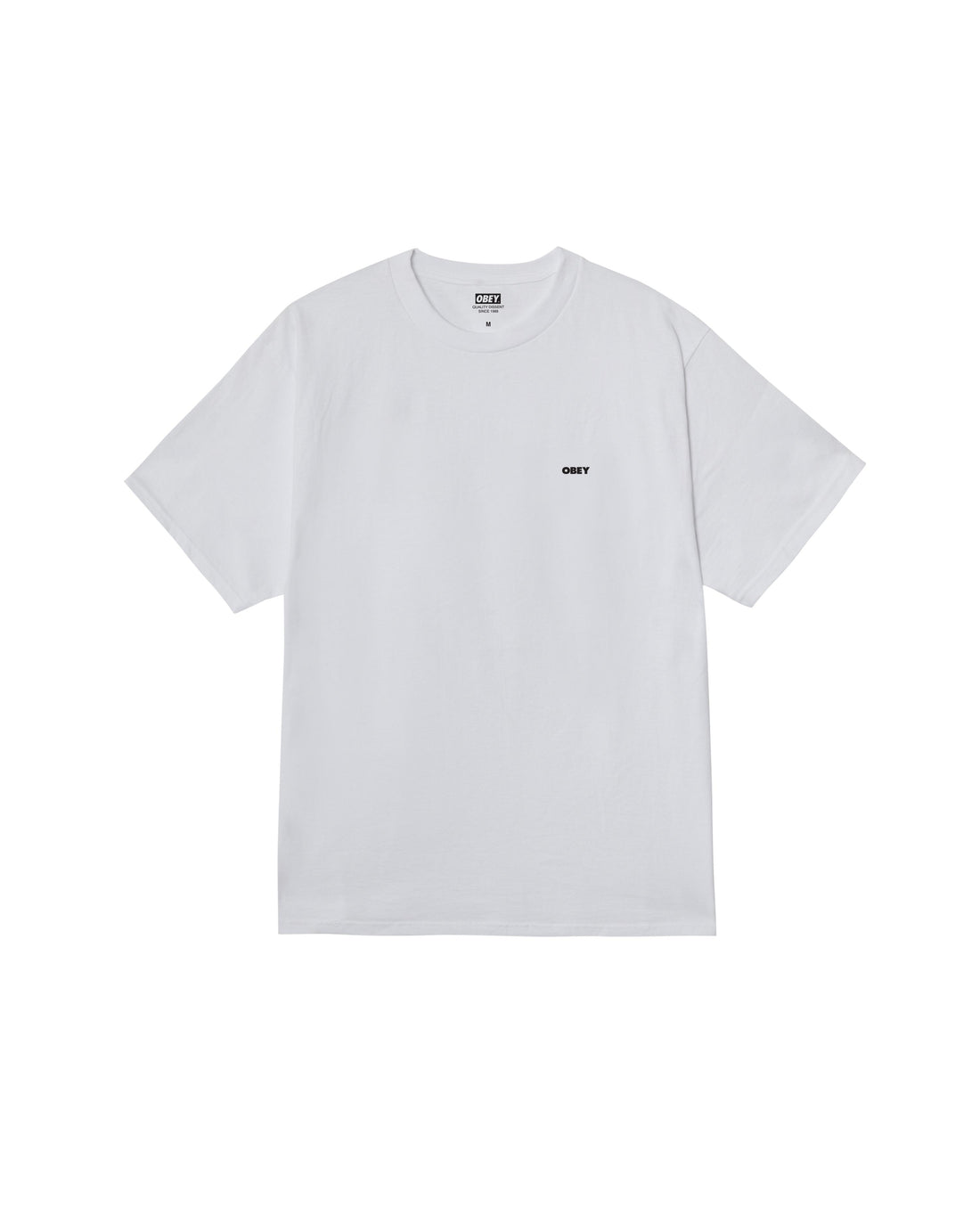 VISUAL STUDIOS - T-SHIRT 22MC0001477 -WHT OBEY 