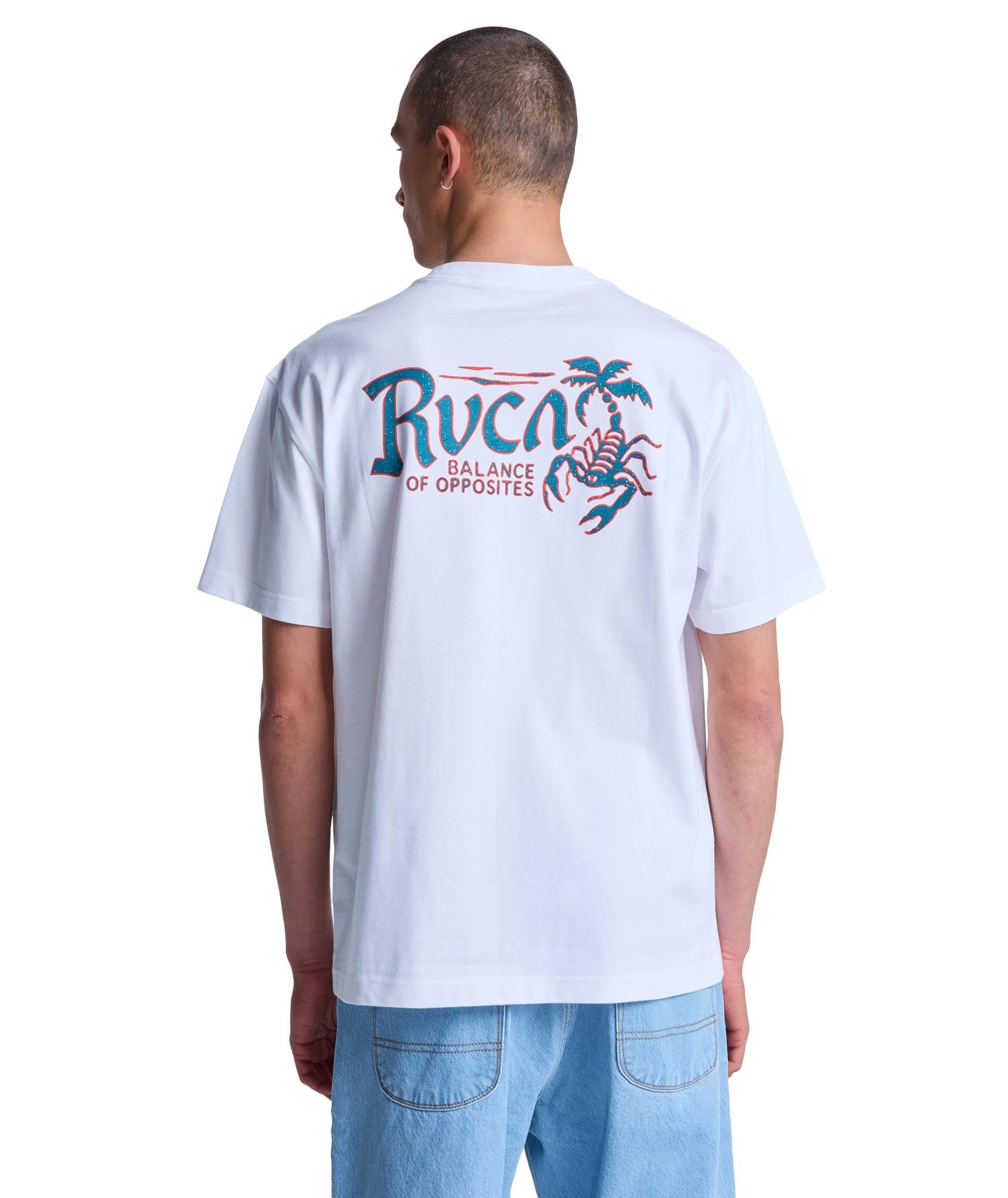 STINGBAY POCKET - T-SHIRT EVYZT00342 -WHT RVCA 