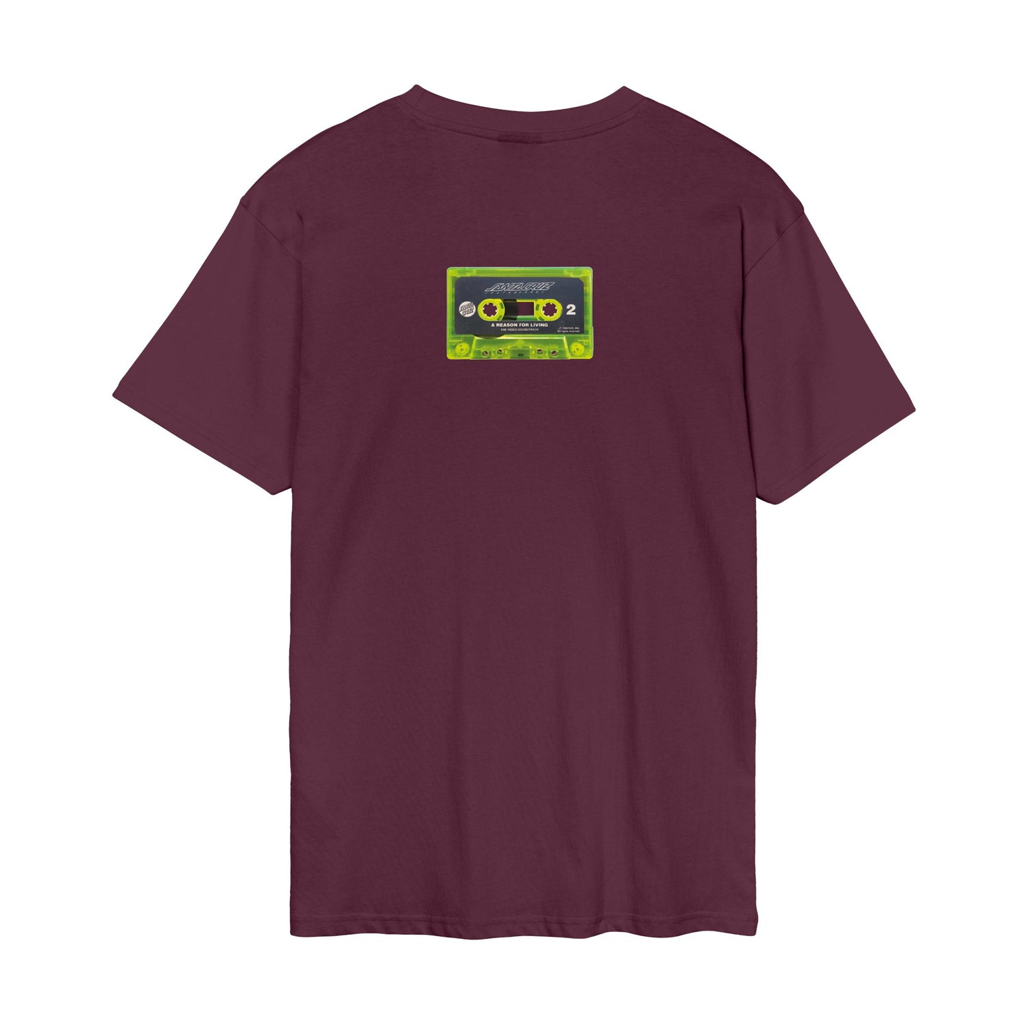 REASON FOR LIVING MIXTAPE - T-SHIRT SCA-TEE-12837  SANTA CRUZ 